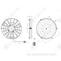 Ventilador de refrigeración del radiador para OPEL COMBO CORSA B